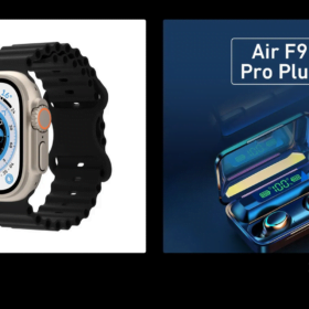 Smart Watch t800 ULTRA Black + Air buds F9 Pro