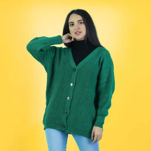 ⁦• عرض 2 كارديجان تريكو ( أزرق - أخضر )⁩ - الصورة ⁦5⁩