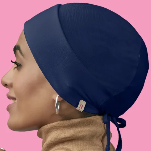 ⁦عرض 2 باندانا BREATHE ( COMFORT BEIGE - FLOW NAVY )⁩ - الصورة ⁦4⁩