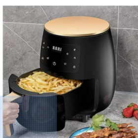 • عرض قلاية هوائية 6 Silver Crest Liter Black  1400 Watt + قالب سيليكون للأير فراير + اسبراي بخاخ الزيت