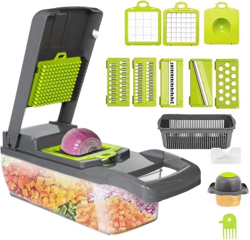 ⁦• عرض قطعتين قطاعة Veggie Slicer الحديثة⁩ - الصورة ⁦2⁩