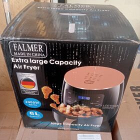 • عرض قلاية هوائية Falmer Black 2400 Watt + اسبراي بخاخ الزيت + قالب سيليكون للأير فراير