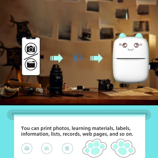 ⁦عرض قطعتين • Mini Sticker Printer⁩ - الصورة ⁦3⁩