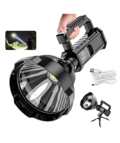 • كشاف High Power LED وباور بانك للطوارئ 2 في 1
