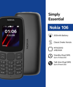 "	عرض شنطة الترند ضد السرقة - لون اسود Nokia 106 Dual SIM"