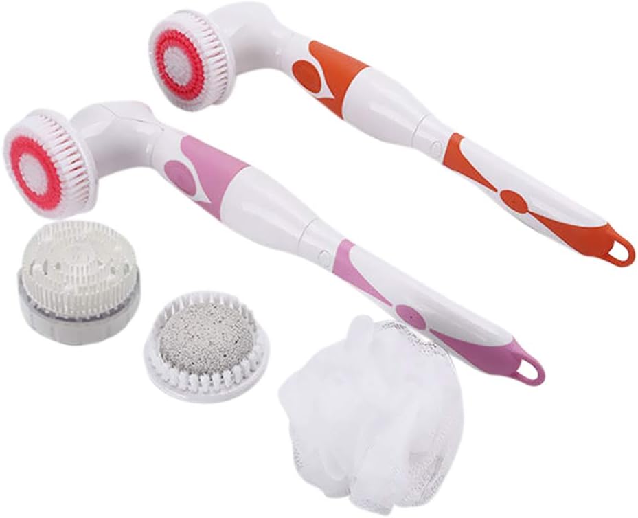 • "	فرشاة تنظيف الجسم و الاستحمام 4 في 1" 1 • "	فرشاة تنظيف الجسم و الاستحمام 4 في 1"