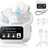 "	سماعة ذكيه مع شاشة A9  (لون ابيض)" (نسخة)