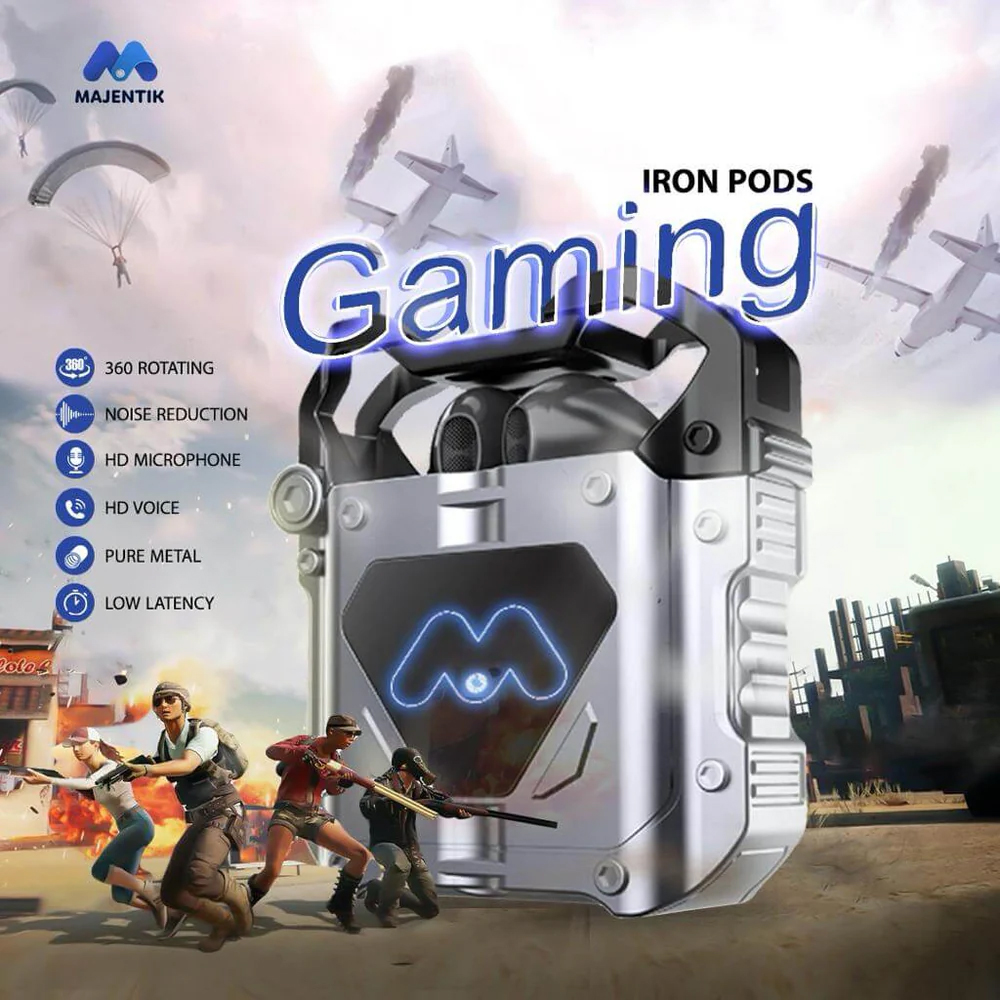 " سماعة جيمنج ايرون - Iron pods" 4 " سماعة جيمنج ايرون - Iron pods" - الصورة 4