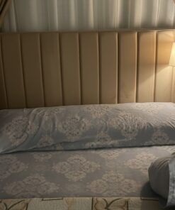 كفر ظهر السرير 120 سم بيج