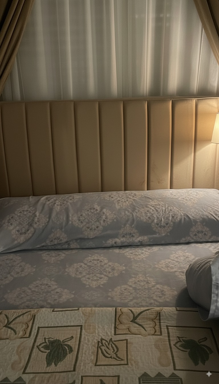 كفر ظهر السرير 120 سم بيج 1 كفر ظهر السرير 120 سم بيج