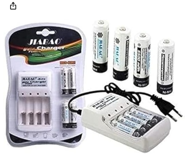 " شاحن بطاريات + مجموعة بطاريات" 2 " شاحن بطاريات + مجموعة بطاريات" - الصورة 2