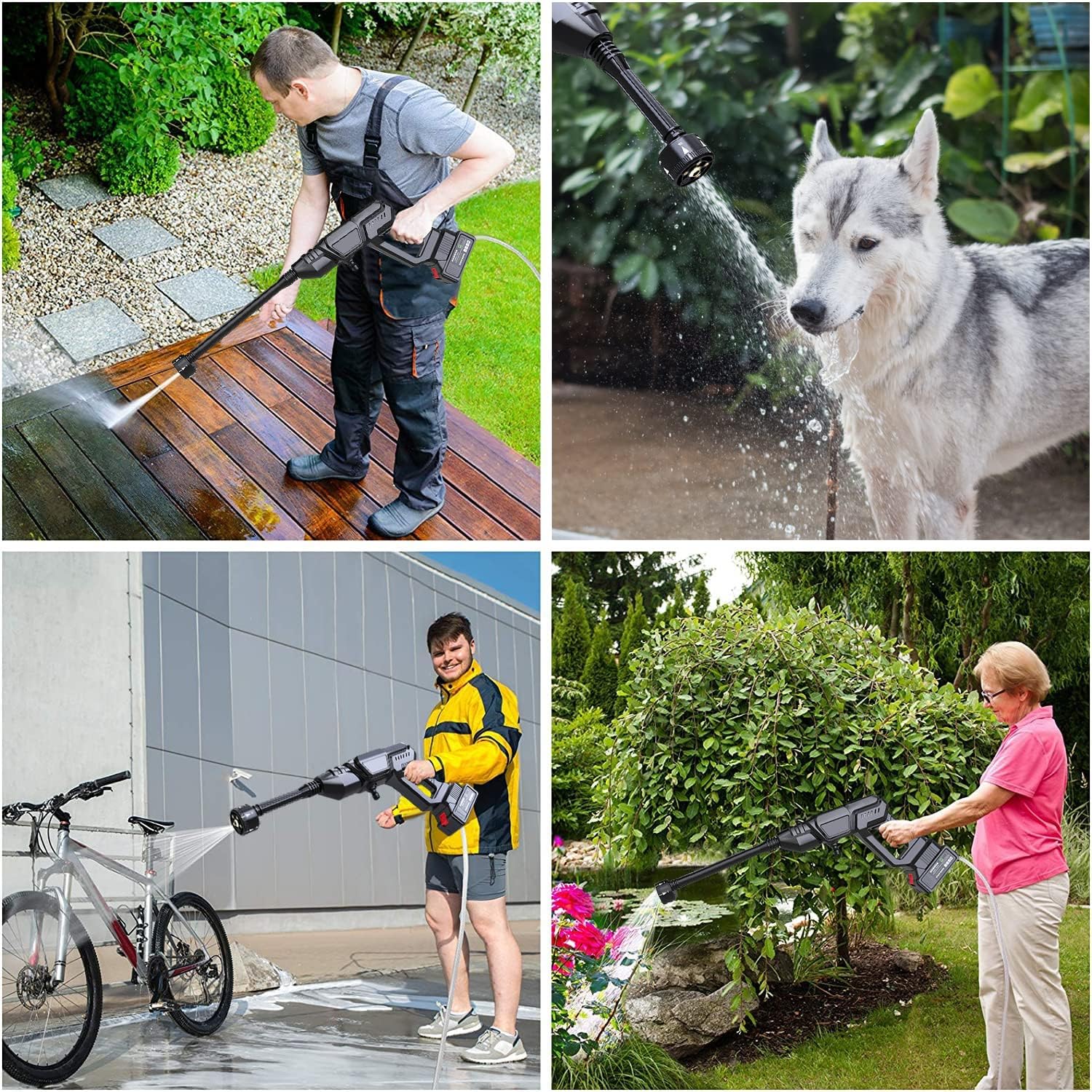 عرض مسدس كهربائى لغسيل السيارة ببطاريتين 48+ قطعتين اقوى سفنجة تنظيف زجاج فى العالم 8 عرض مسدس كهربائى لغسيل السيارة ببطاريتين 48+ قطعتين اقوى سفنجة تنظيف زجاج فى العالم - الصورة 8