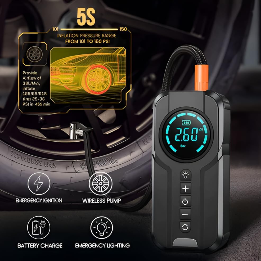 • كمبروسر و باوربانك للسيارة و الموبيل الحديث 9 • كمبروسر و باوربانك للسيارة و الموبيل الحديث - الصورة 9