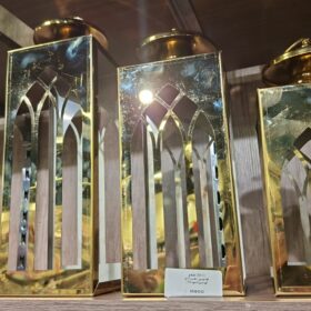 3 فانوس رمضان ديكور معدني