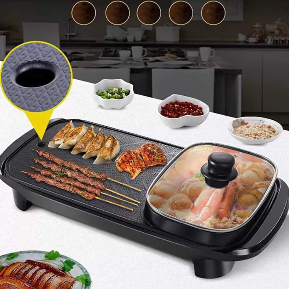 هوت بوت مع شوايه 2 في 1 5 هوت بوت مع شوايه 2 في 1 - الصورة 5