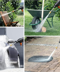 Alternative view of عرض مسدس كهربائى لغسيل السيارة ببطاريتين 48 + المكنسة المحمولة شفط و طرد