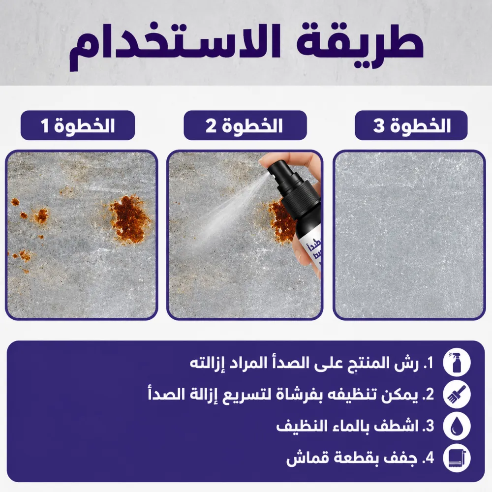 عرض بخاخ مزيل الصدأ + ملمع ومجدد فوانيس السيارة + 2 فوطة مايكروفايبر هدية 4 عرض بخاخ مزيل الصدأ + ملمع ومجدد فوانيس السيارة + 2 فوطة مايكروفايبر هدية - الصورة 4
