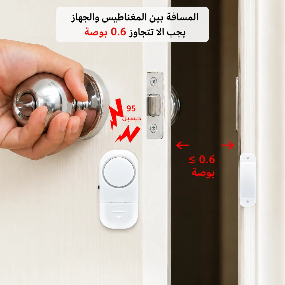 عرض إنذار الباب والشباك اللاسلكي + كاميرا المراقبة البانورامية المزدوجة بدقة HD 9 عرض إنذار الباب والشباك اللاسلكي + كاميرا المراقبة البانورامية المزدوجة بدقة HD - الصورة 9