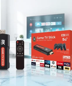 ⁦جهاز وعصا ألعاب فيديو مطور 8K 5G (+30,000 لعبة ريترو) + ضمان سنة⁩ - الصورة ⁦4⁩