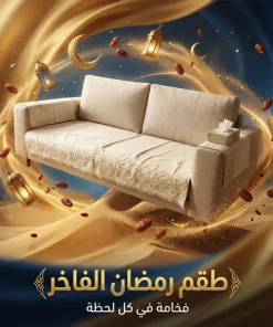 طقم 1 كنبه مع 2 مناديل رمضان