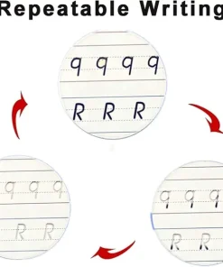 ⁦(مجموعة كتب تلوين و تدريب للاطفال ماركة سانك (4  كتب + 10 عبوات اعادة تعبئة+ قلم + 1 مقبض⁩ - الصورة ⁦4⁩