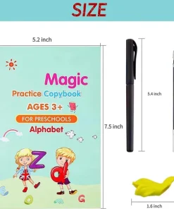⁦(مجموعة كتب تلوين و تدريب للاطفال ماركة سانك (4  كتب + 10 عبوات اعادة تعبئة+ قلم + 1 مقبض⁩ - الصورة ⁦3⁩